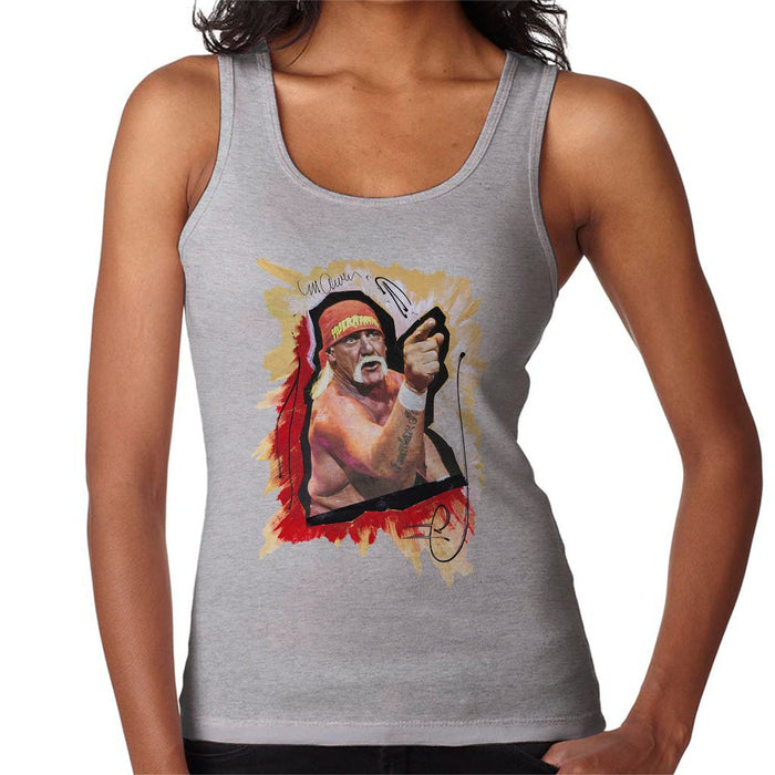 Sidney Maurer Original Portrait Of Hulk Hogan Womens Vest - Womens Vest