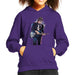 Sidney Maurer Original Portrait Of Bob Dylan On Bass Kids Hooded Sweatshirt - Kids Boys Hooded Sweatshirt