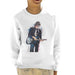 Sidney Maurer Original Portrait Of Bob Dylan On Bass Kids Sweatshirt - Kids Boys Sweatshirt