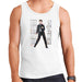 Sidney Maurer Original Portrait Of Elvis Presley Dark Jailhouse Rock Mens Vest - Mens Vest