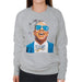 Sidney Maurer Original Portrait Of Jay Z Blue Tux Womens Sweatshirt - Womens Sweatshirt