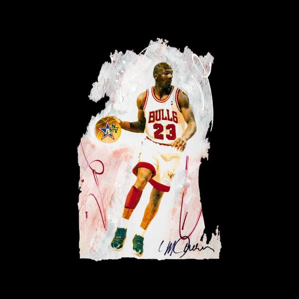 Basketball Star Michael Jordan