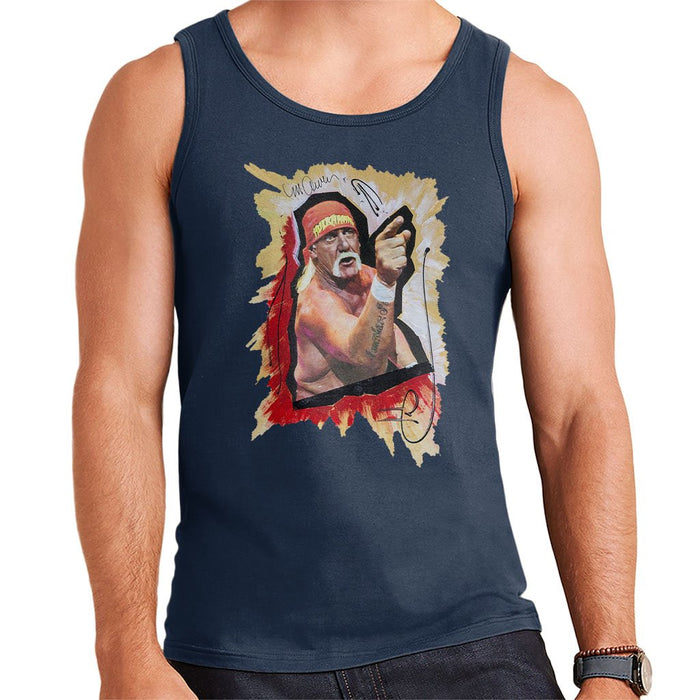 Sidney Maurer Original Portrait Of Hulk Hogan Mens Vest - Mens Vest
