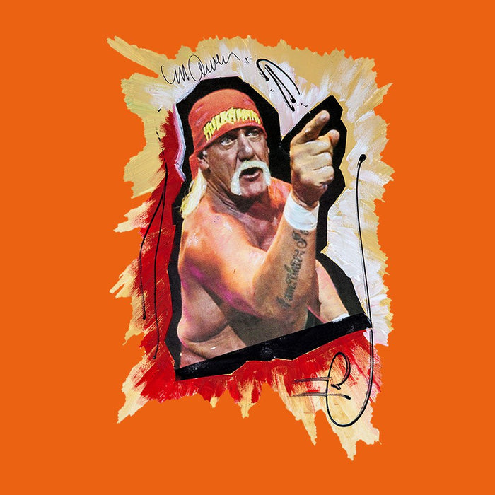 Sidney Maurer Original Portrait Of Hulk Hogan Mens Baseball Long Sleeved T-Shirt - Mens Baseball Long Sleeved T-Shirt