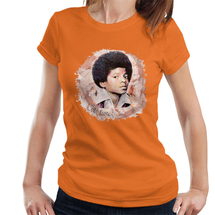 Sidney Maurer Original Portrait Of Michael Jackson Young Women's T-Shirt