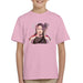Sidney Maurer Original Portrait Of Jennifer Lawrence Hunger Games Kids T-Shirt - X-Small (3-4 yrs) / Light Pink - Kids Boys T-Shirt