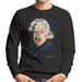 Sidney Maurer Original Portrait Of Albert Einstein Men's Sweatshirt