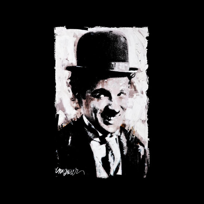 Sidney Maurer Original Portrait Of Charlie Chaplin Smiling Men's Sweatshirt