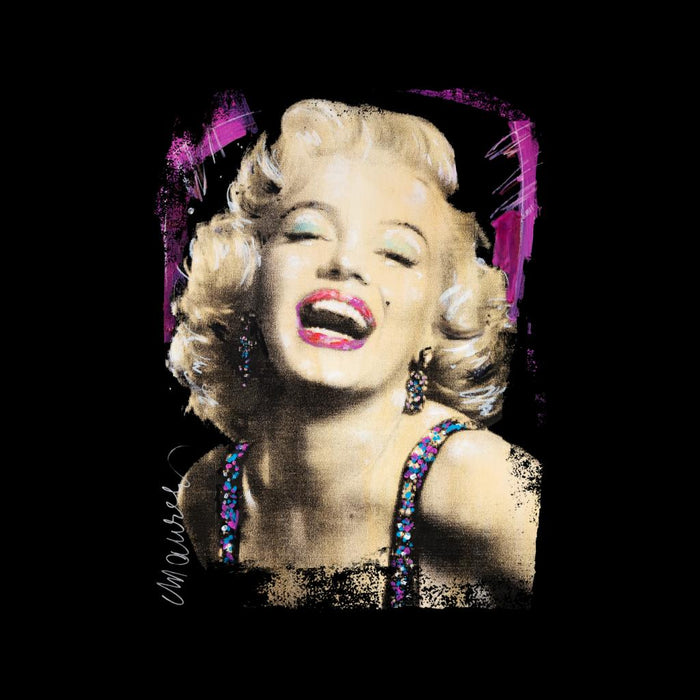 Sidney Maurer Original Portrait Of Marilyn Monroe Pink Lips Kid's Sweatshirt